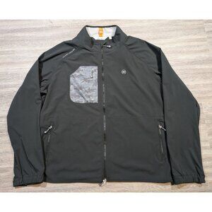 Peter Millar Crown Sport Flex Adapt Wind Cheat Golf Jacket Men's XXL Black Camo